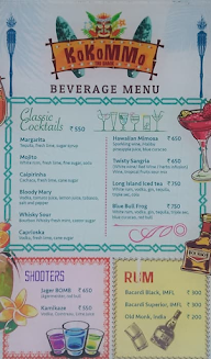 The Cak'Emist menu 2