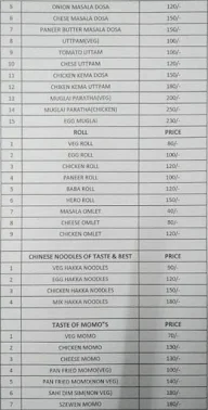 Taste And Best Restaurant menu 3