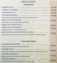 The Rangoli menu 6