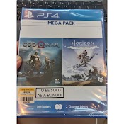 [Mã 99Elha Giảm 7% Đơn 300K] Đĩa Game Ps4 Mega Pack Gồm 2 Game God Of War 4 Và Horizon Complete Edition