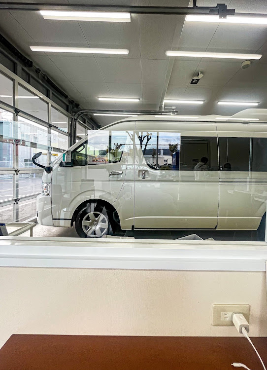 ハイエースバンのハイエース・スーパロング・洗車・トイファクトリー・keeperコーティング施工に関するカスタム事例の投稿画像3枚目