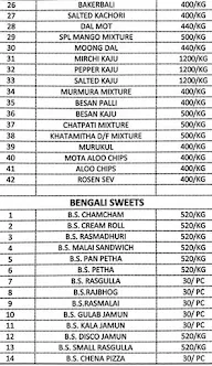 Parampara- 'The Mithai Shop' menu 2