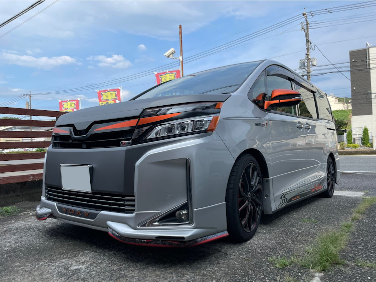 ヴォクシーのチームピンスト・No.001・武蔵Style・みんなでつくろうホイール図鑑に関するカスタム事例の投稿画像6枚目