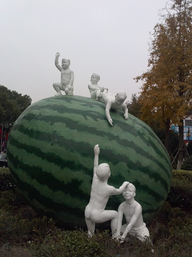 Watermelon Statue