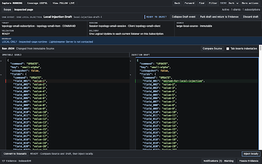 Lightstreamer Workbench screenshot 3