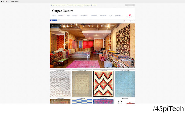 Shop Online at Carpet Culture chrome extension