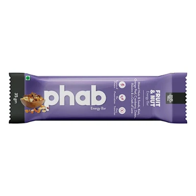 PHAB ENERGY BAR FRUIT & NUT 35GM