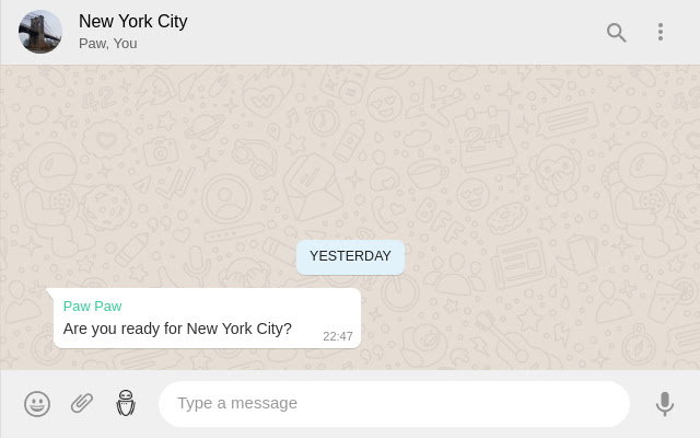 WhatsApp™ Web Reply Buttons