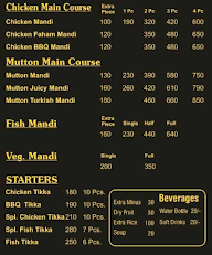 Rayan Bait Al Mandi menu 1