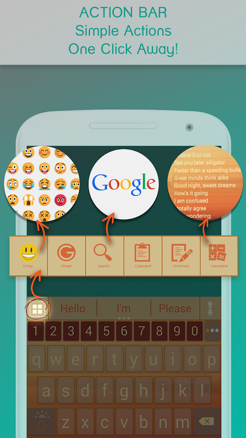 ai.type keyboard Free + Emoji- screenshot