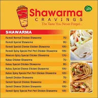 Shawarma Cravings menu 1