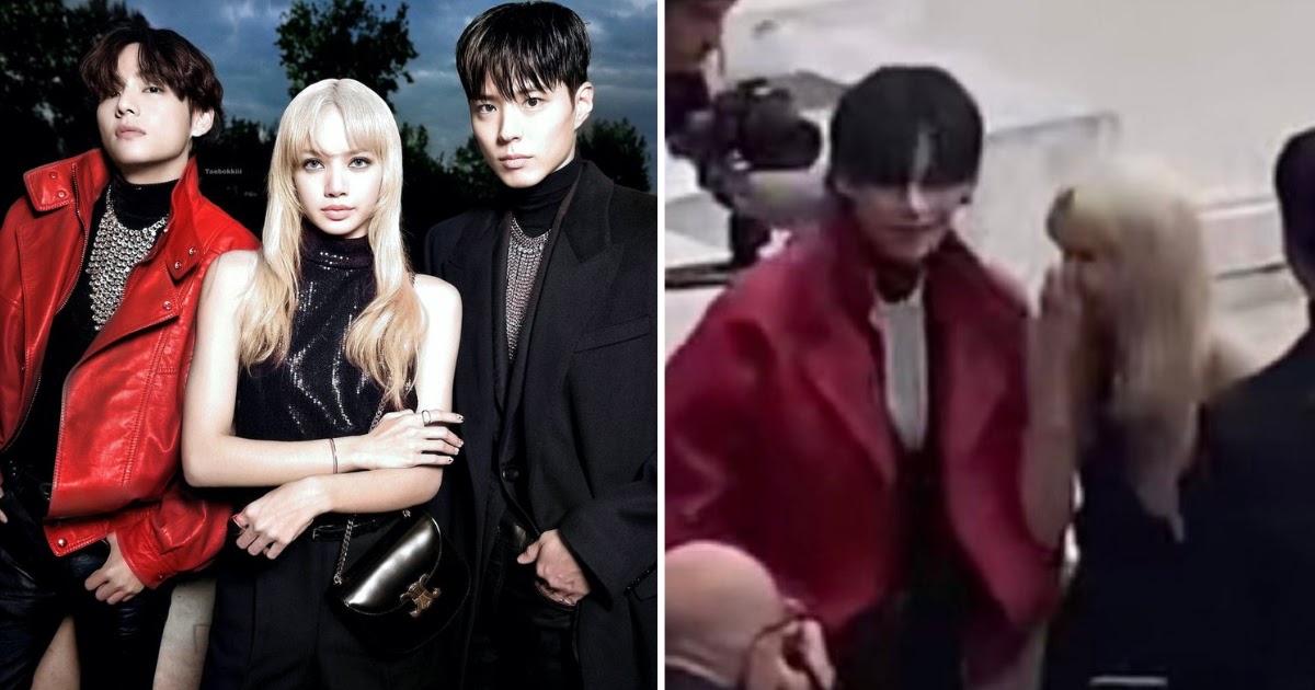 BTS's V, BLACKPINK's Lisa, And Park Bo Gum Shut Down All Fan Wars With  Their Interactions At CELINE's Paris Fashion Show - Koreaboo