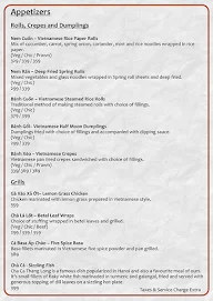 Hanoi - Vietnamese Cuisine menu 6