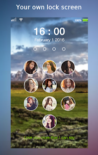 photo lock screen banner