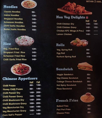 Non Veg Point menu 