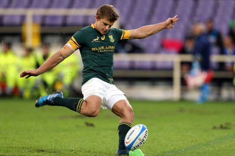 Flyhalf Pat Lambie.