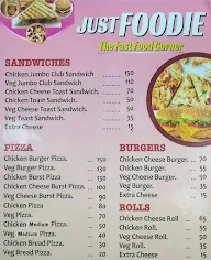 Just Foodie menu 1