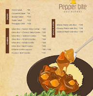 Pepper Bite Restaurant menu 7