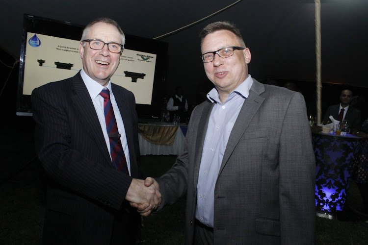 Aliaxis sales director Steve Dunkley and export manager Doug Rose