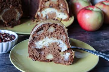 Apple, Praline and Cream Cheese Bundt Cake