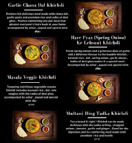 Khichdi Aroma menu 2