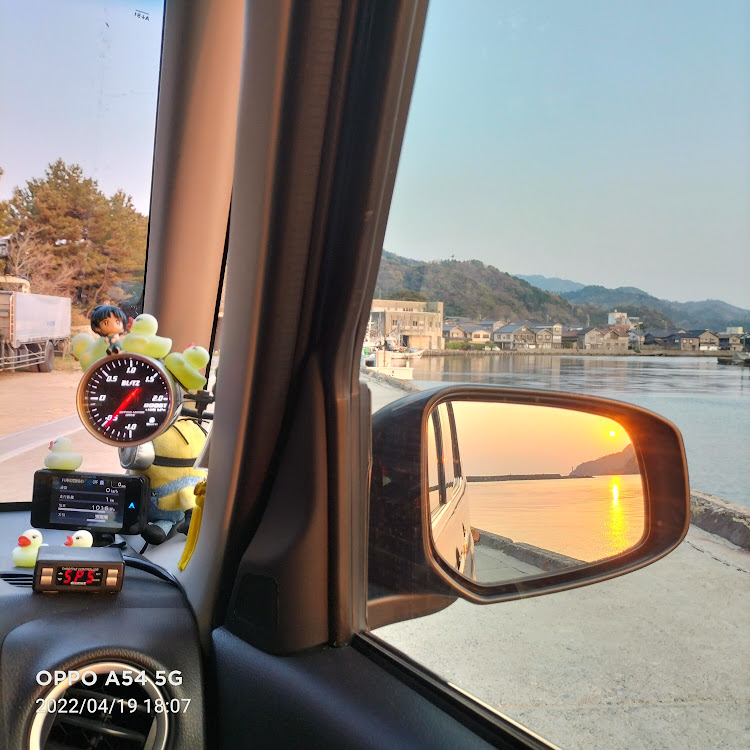 デイズルークスの日本海の夕日・納車したての頃と同じアングルに関するカスタム事例の投稿画像11枚目