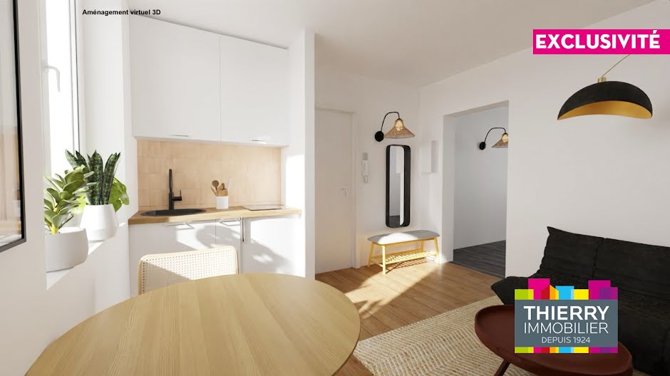 Vente appartement 2 pièces 26.26 m² à Nantes (44000), 136 500 €