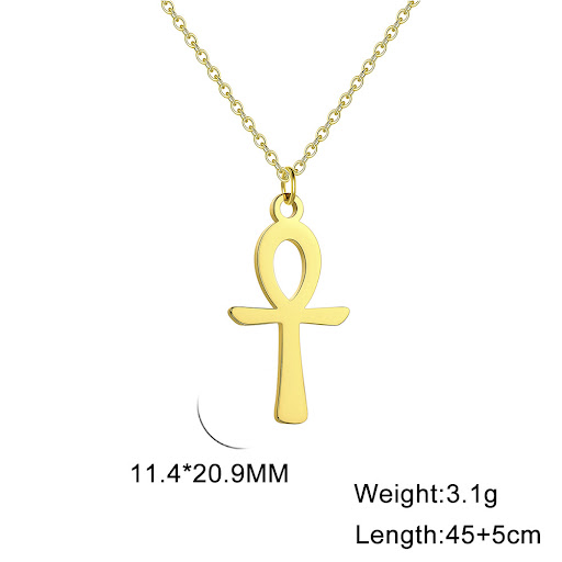Title 7, Hip Hop Style Womens Titanium Steel Cut Pendan...