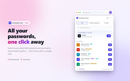 StackyOps Vault screenshot 1