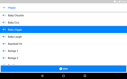 Sound Clips for Messenger Screenshot