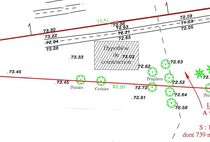  Vente Terrain à bâtir - à Saint-Yzan-de-Soudiac (33920) 