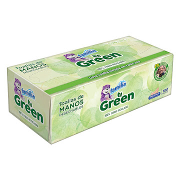 Toallas De Manos Familia Green x 100 Und