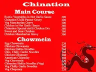 Chination menu 3