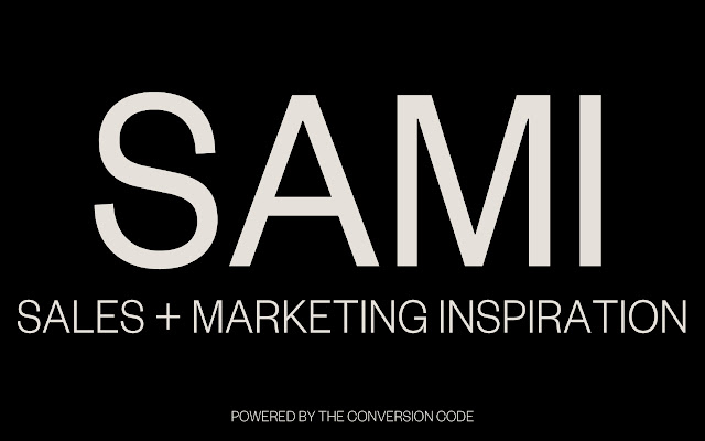 SAMI - Sales and Marketing Inspiration chrome extension