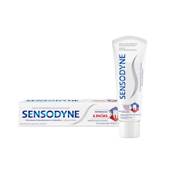 Crema Dental Sensodyne Sensibilidad & Encías, alivio problemas de encías x 100 gr  