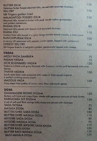 Sri Krishna menu 2