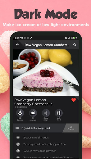 Screenshot Ice Cream Recipes