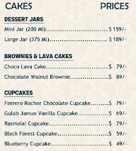 Cakes Den menu 1