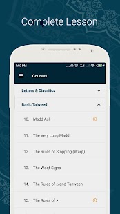 Learn Quran Tajwid: Koran Tajweed Lernen Screenshot