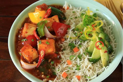 Paneer Chilli Rice Bowl