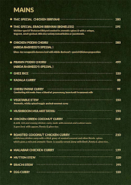 The Malabar Canteen menu 3