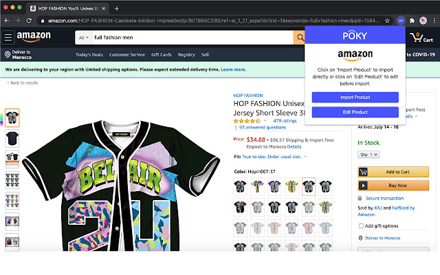 POKY - Shopify Product Importer chrome extension