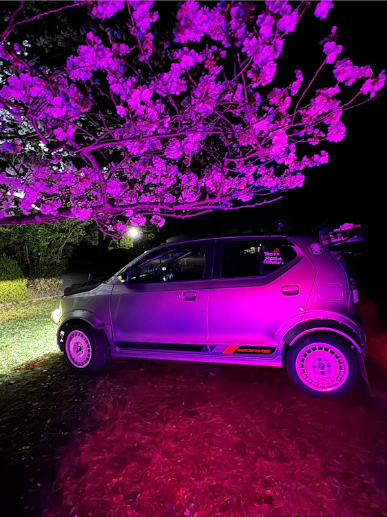 アルトワークスのサクラと愛車・夜桜コラボ惨敗・4月もよろしくお願い致します🌸・桜シーズン開幕に関するカスタム事例の投稿画像20枚目