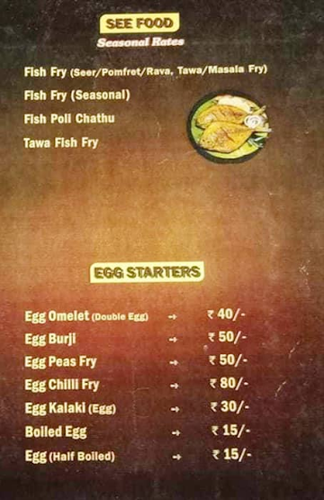 Golden Delightz menu 