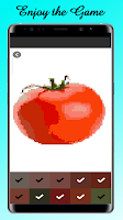 Vegetable Pixel Art: Coloring  Screenshot