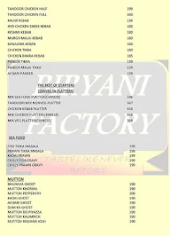 Biryani Factory menu 2