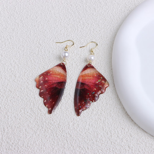 Title 1, Butterfly Wings Earrings Advanced Personality D...