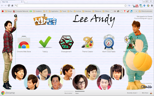 Lee Andy-Shinhwa Broadcast