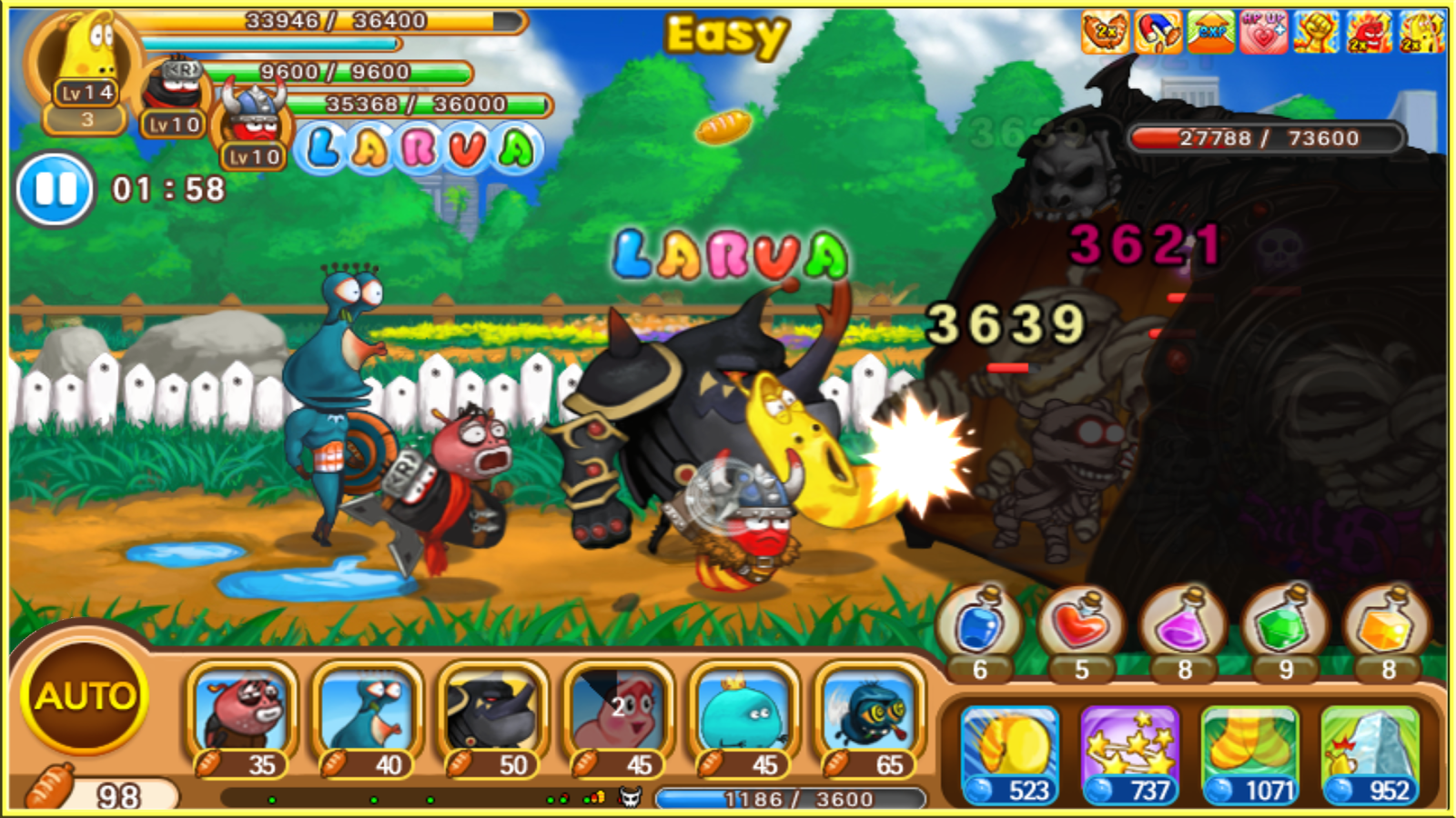 Larva Heroes2 Battle PVP Apl Android Di Google Play