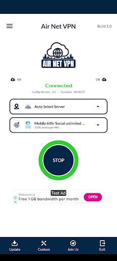 Screenshot Air Net VPN